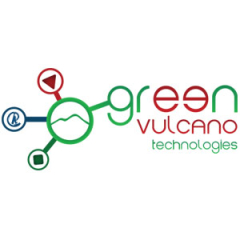 Logo green vulcano